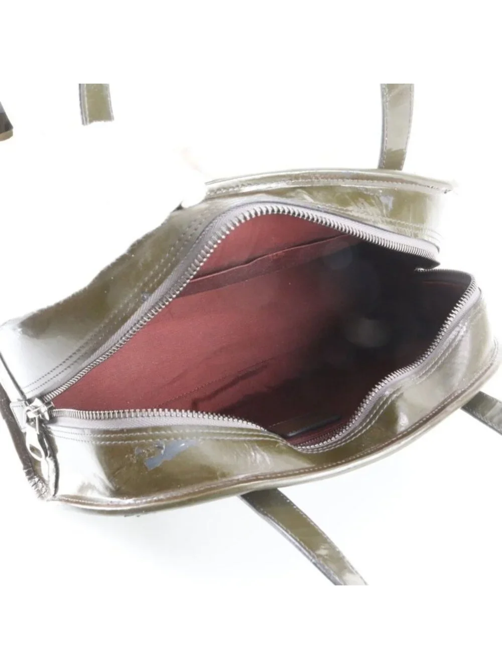 Loewe Padlock Leather Handbag Tote Brown